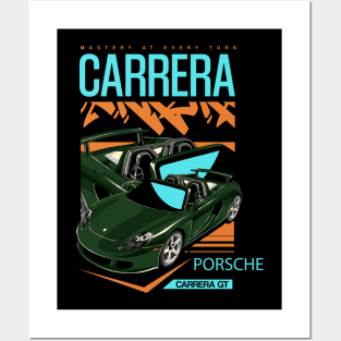 Exotic Porsche Carrera GT Posters and Art